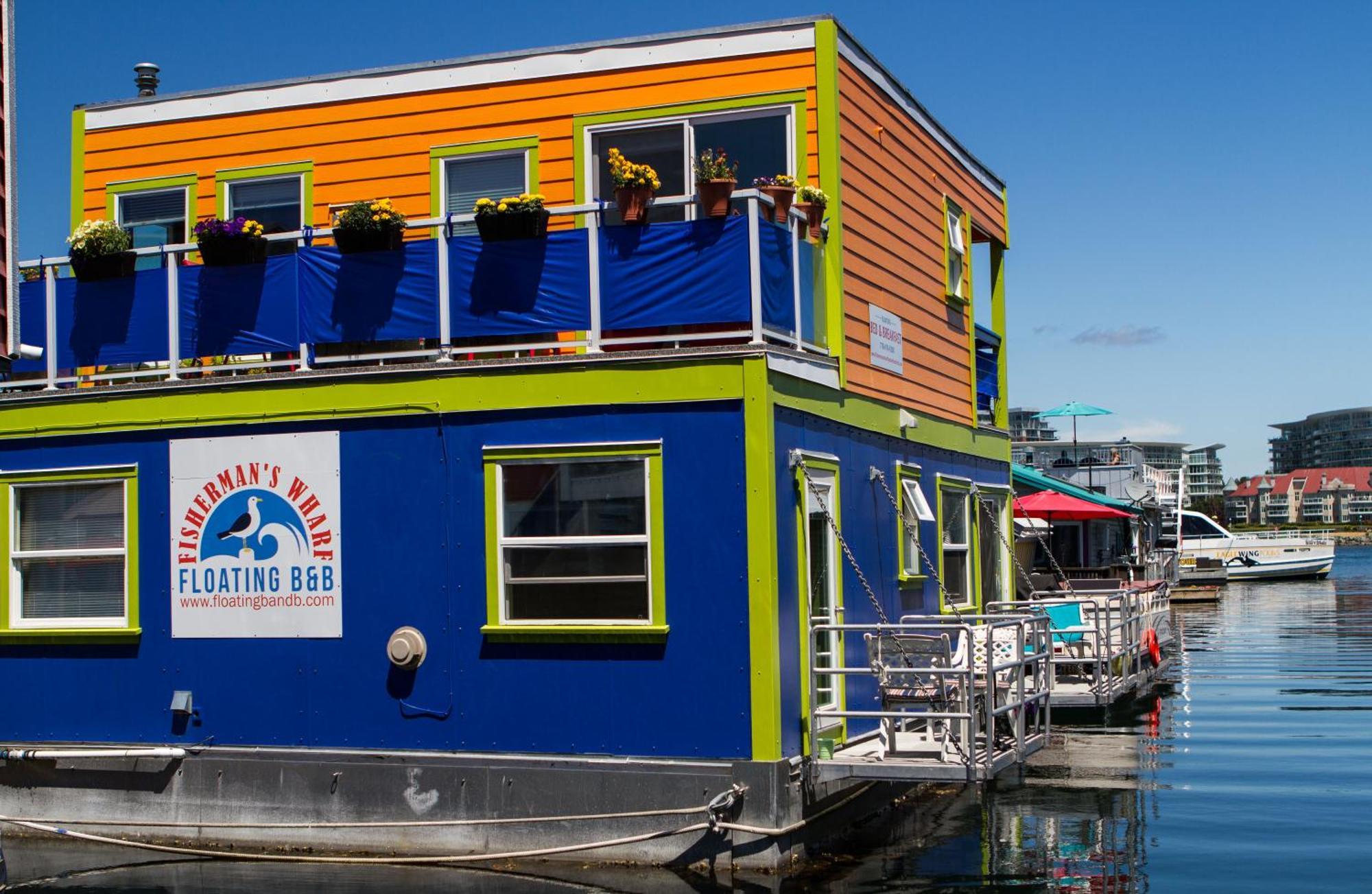 A Float Home B&B In Fisherman'S Wharf Victoria Buitenkant foto